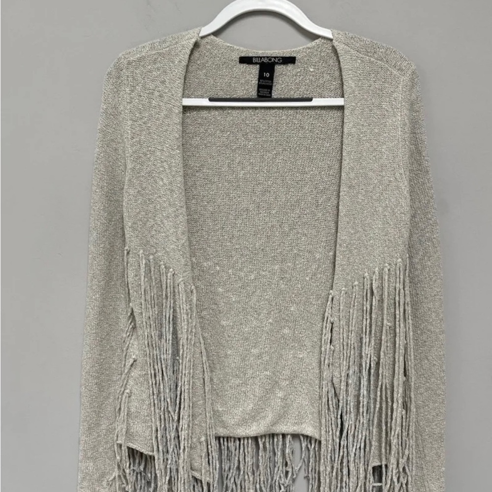 Billabong Fringe Cardigan Size 10
